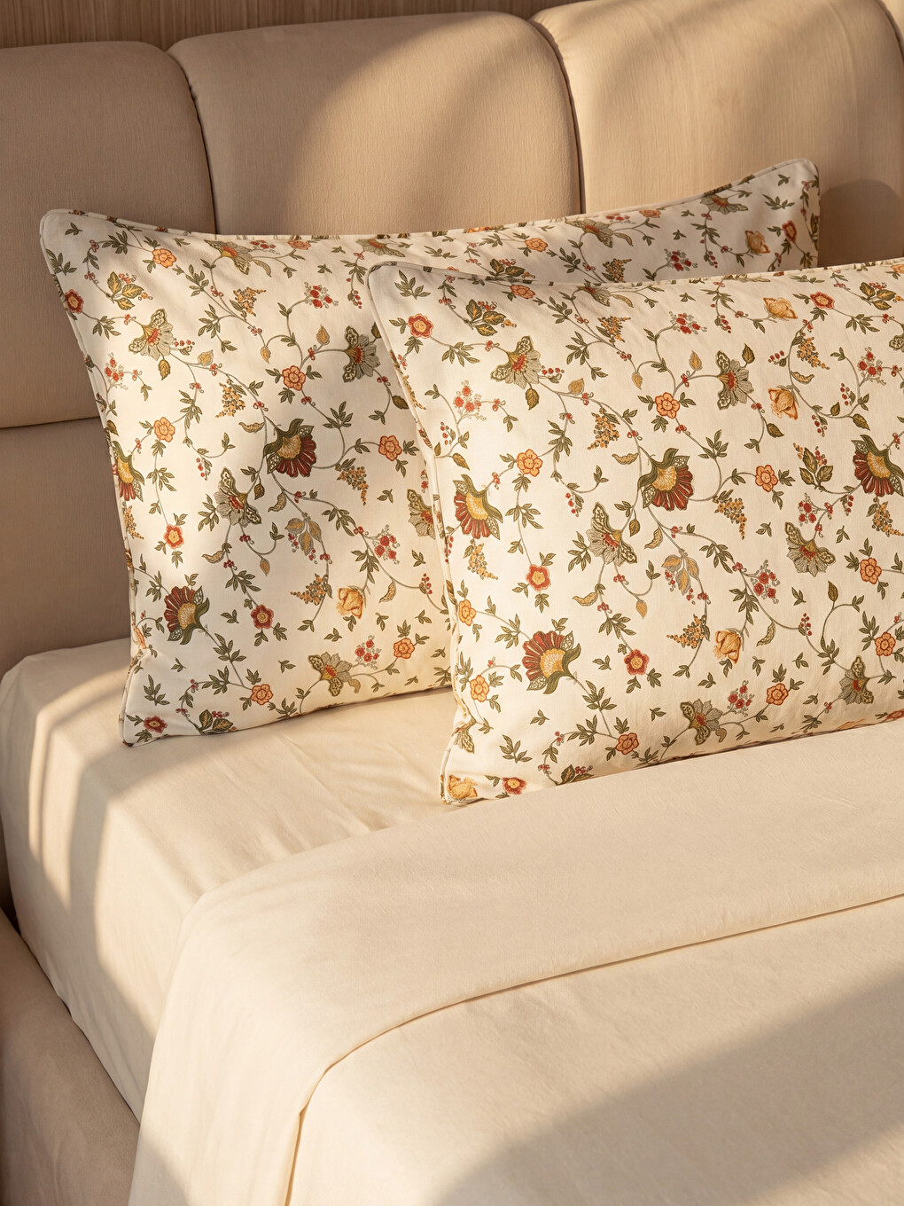 Flower Patterned Pillowcase 2 Pack 50x70 Cm