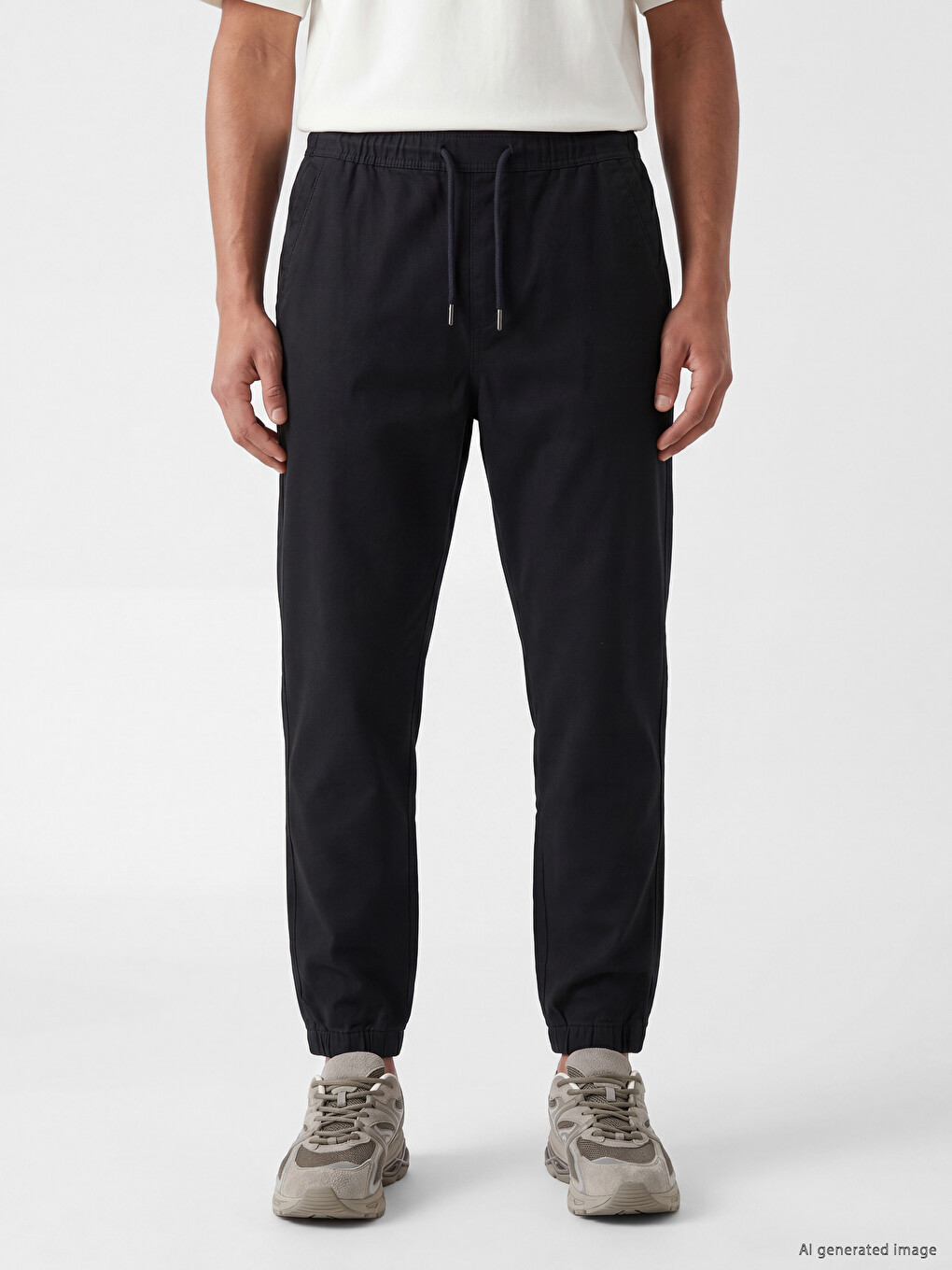 Man Black Trousers-1