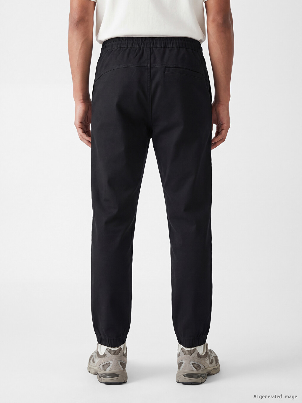 Man Black Trousers-3
