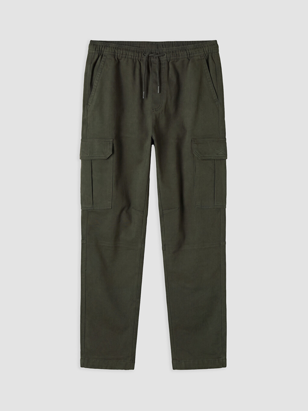 Man Khaki Trousers-4