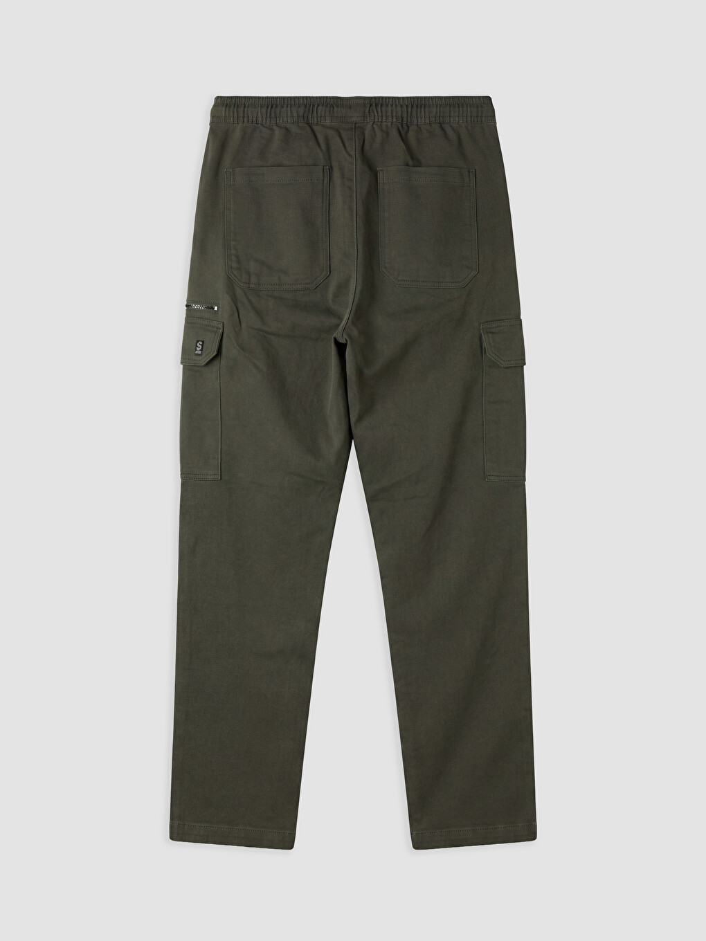 Man Khaki Trousers-5
