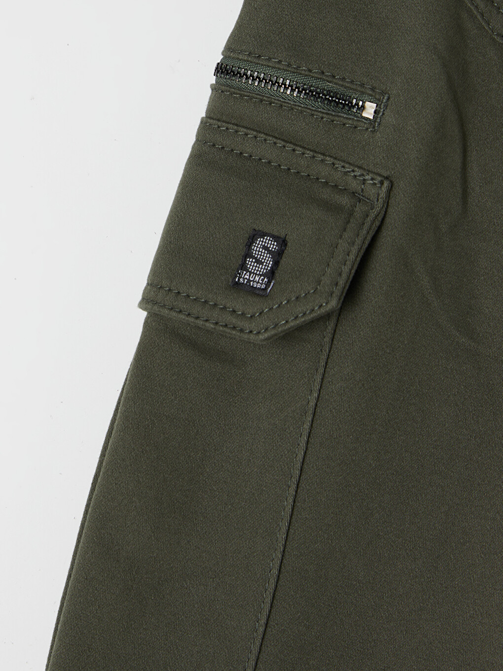 Man Khaki Trousers-7