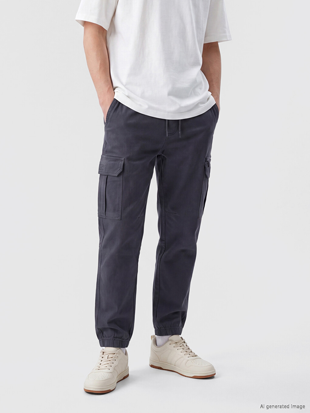 Man Anthracite Jogger Trousers