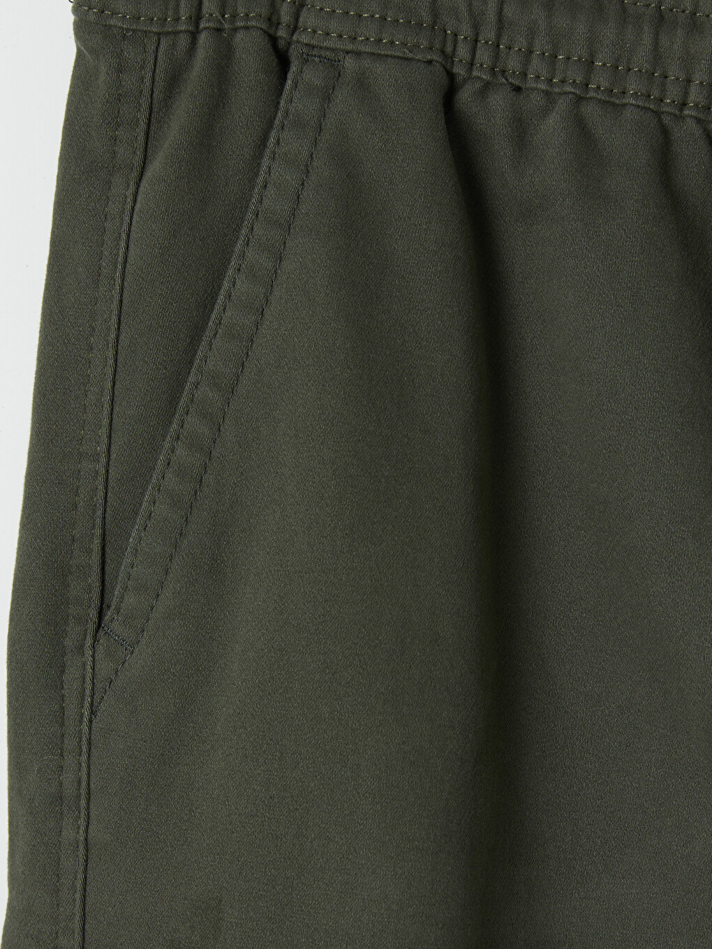 Haki Regular Fit Erkek Kargo Pantolon-6