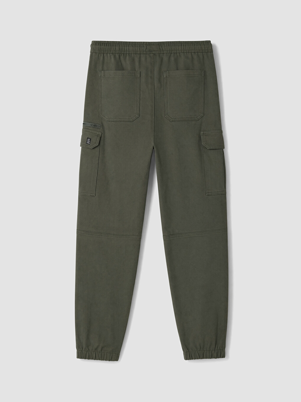 Haki Regular Fit Erkek Kargo Pantolon-7