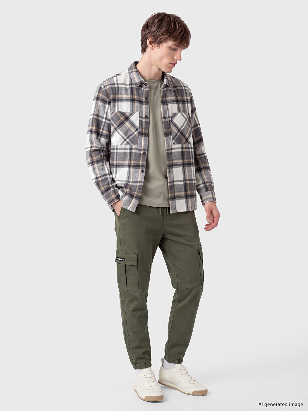 Regular Fit Men's Cargo Trousers