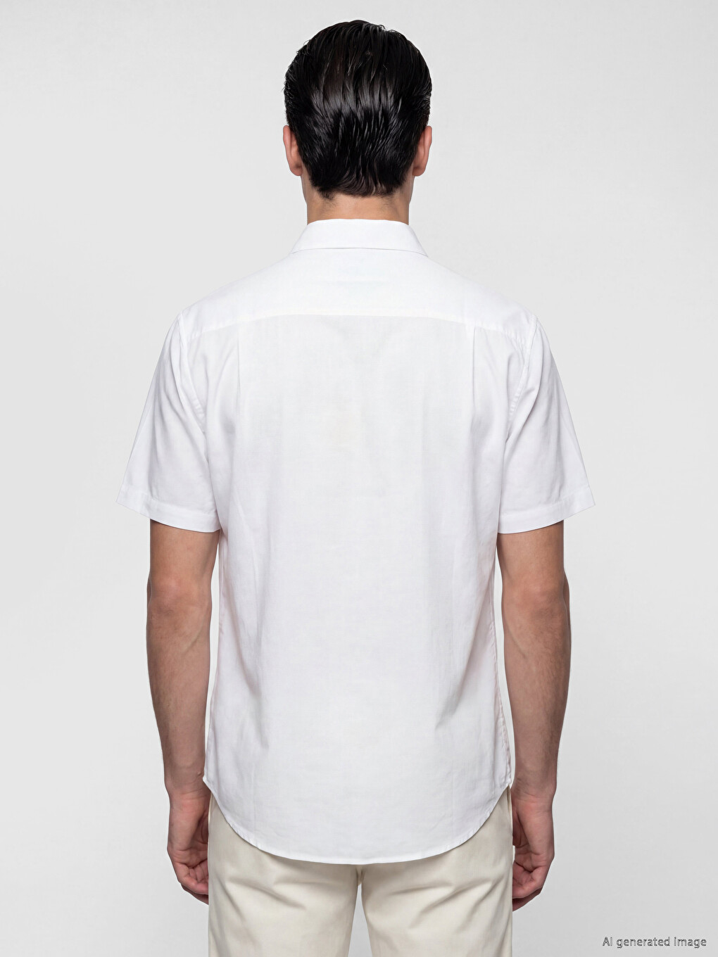 Regular Fit Men's Textured Shirt-3