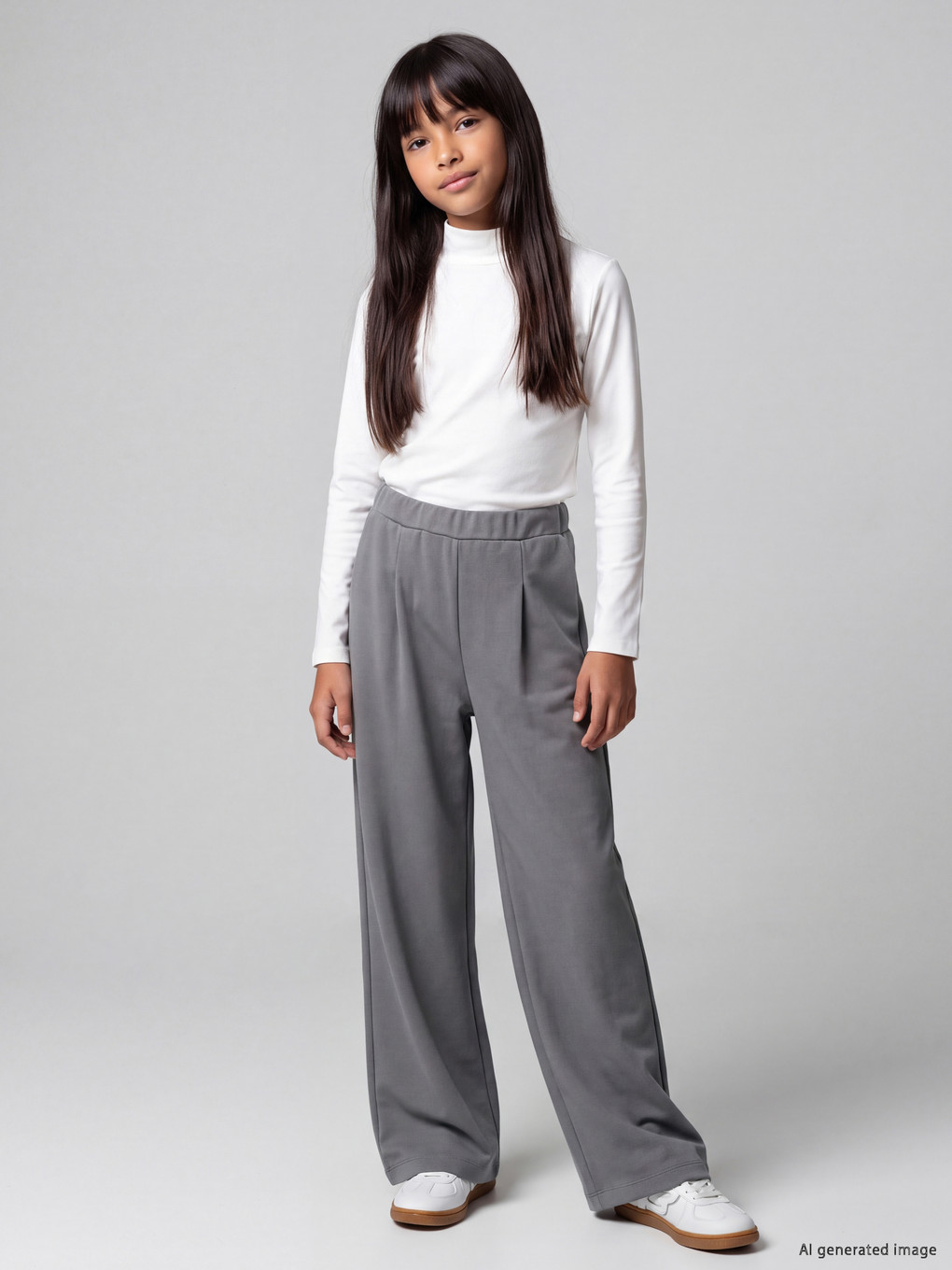  Pleated Girls' Soft Touch Sweatpants