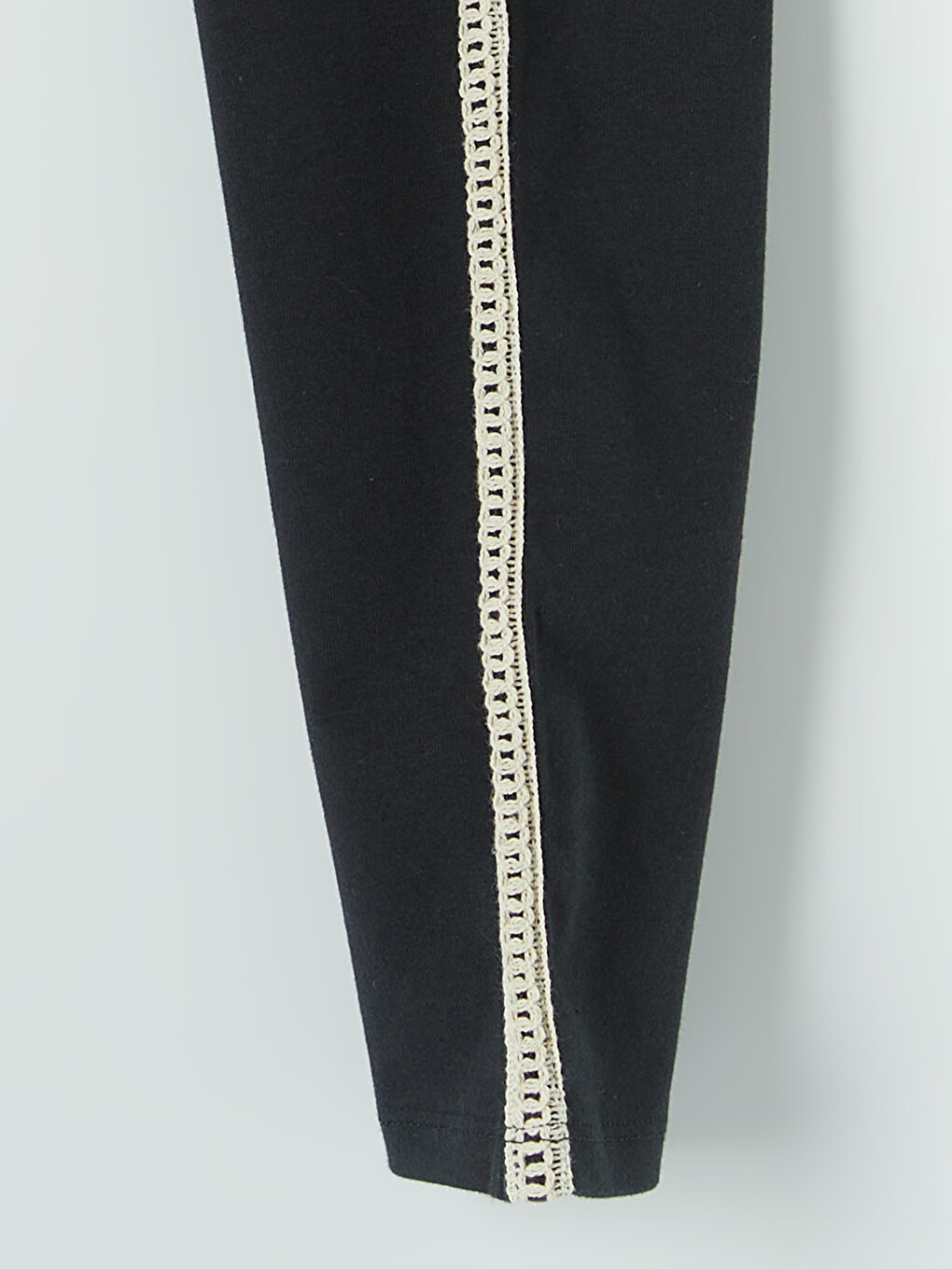Sides Striped Girls' Leggings-2