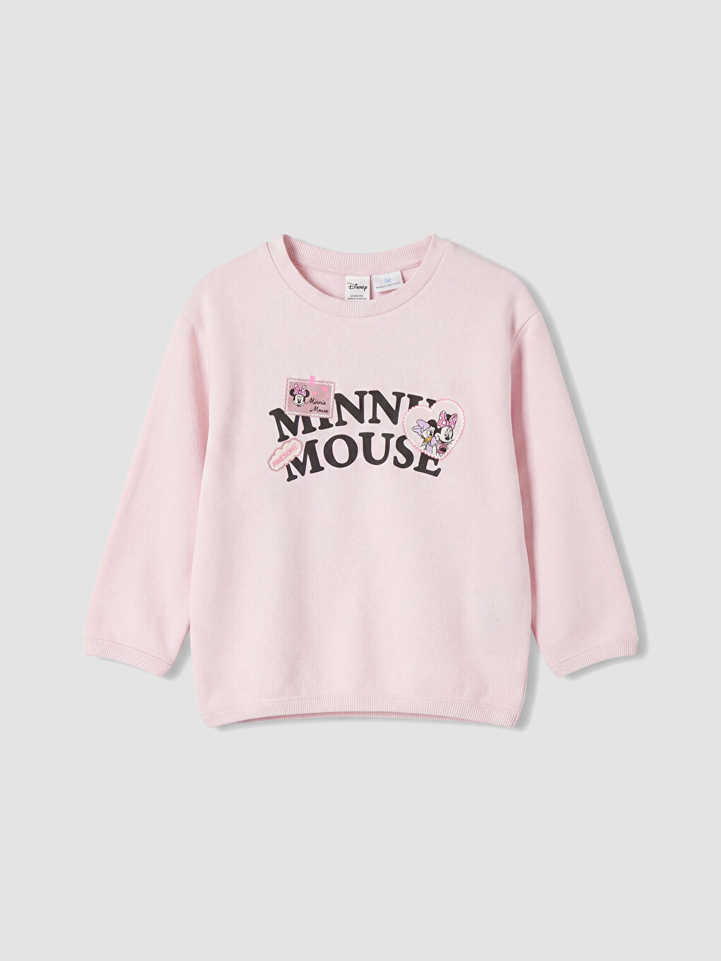 Minnie Mouse Baskılı Kız Bebek Takım-1