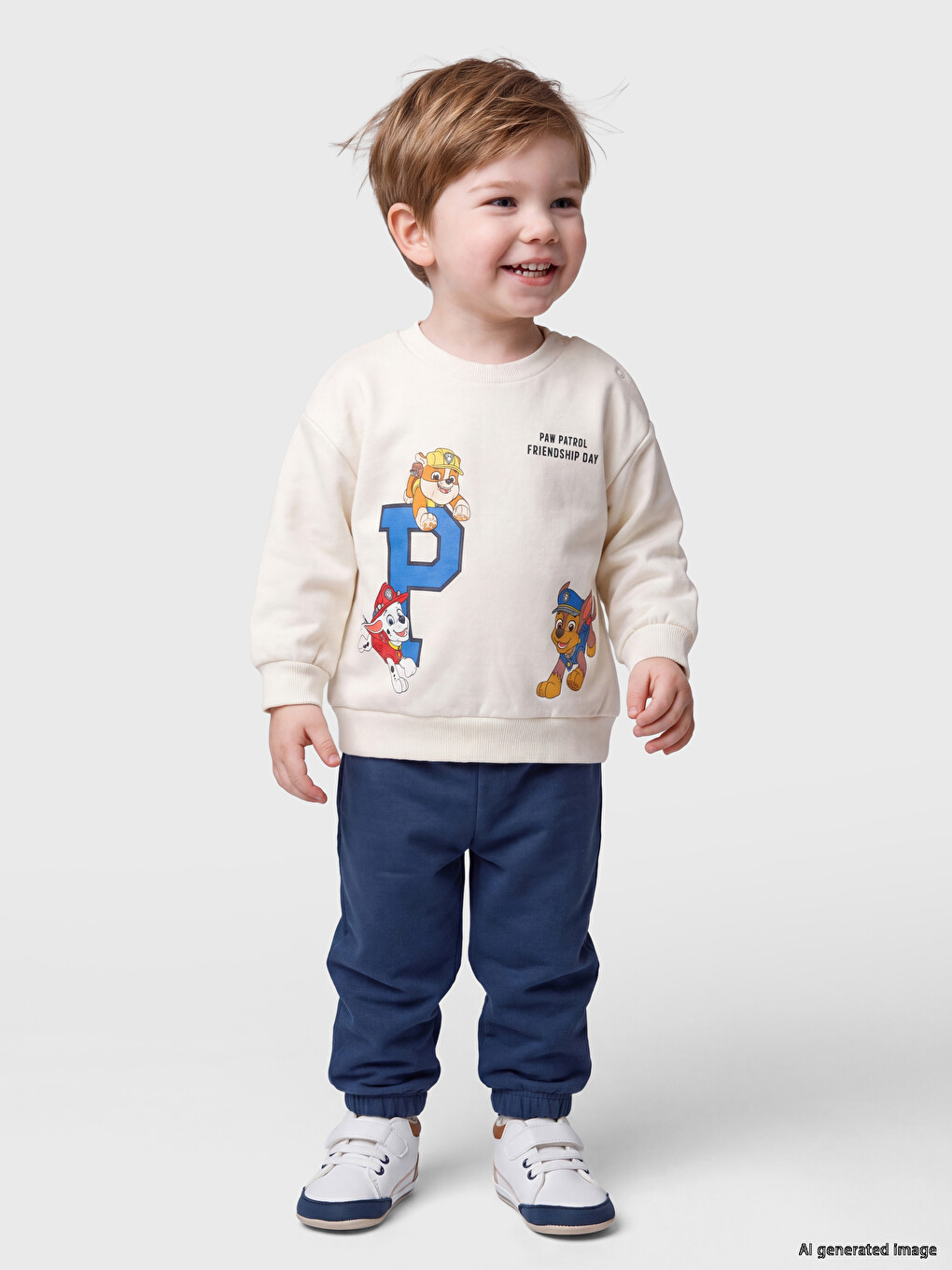 Paw Patrol Baskılı Erkek Bebek Eşofman Takımı