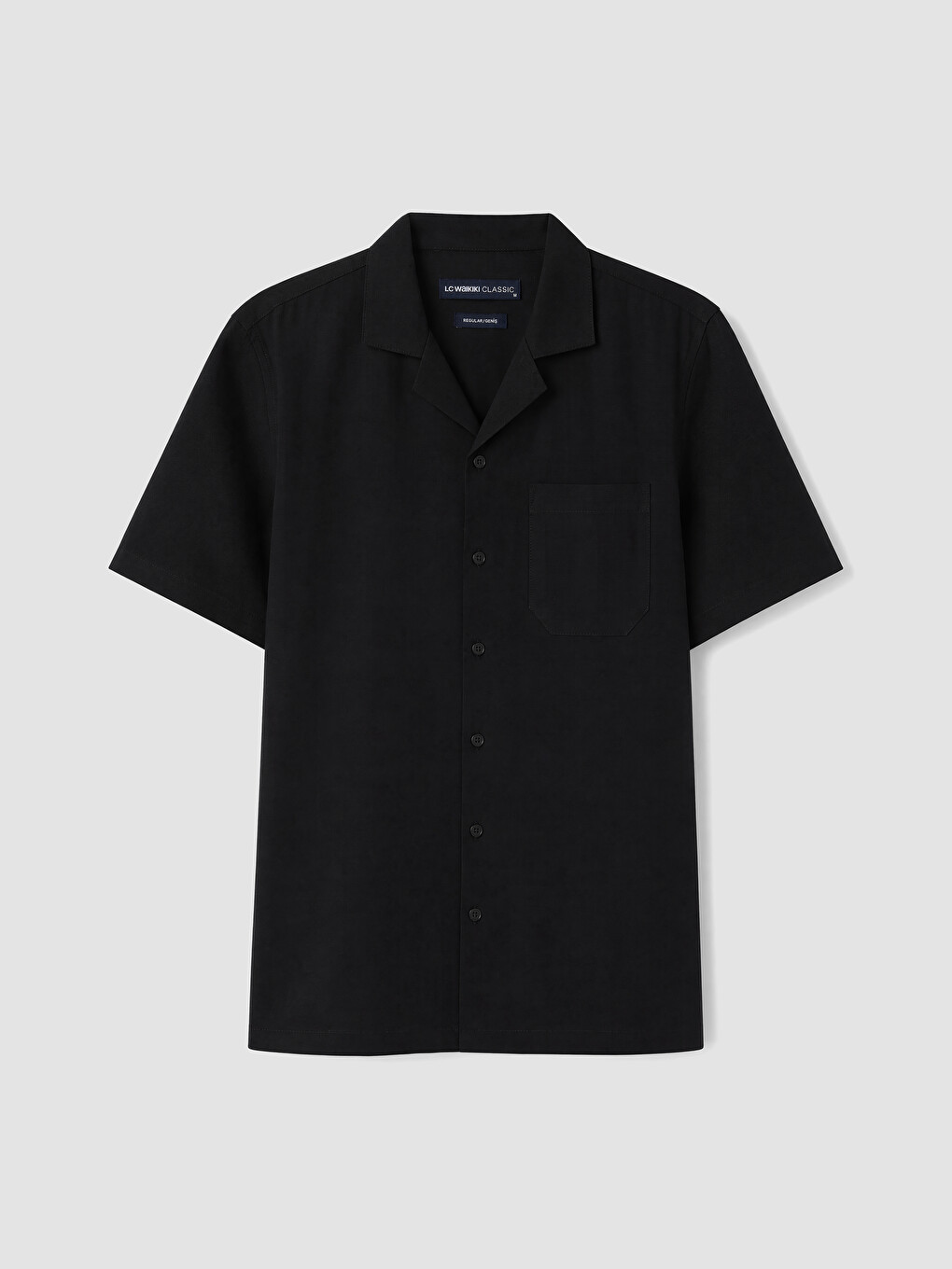 Regular Fit Resort Collar Men's Shirt-3