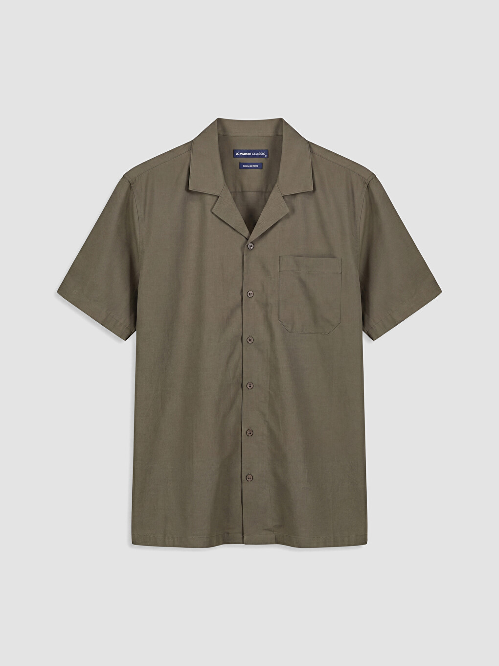 Regular Fit Resort Collar Men's Shirt-4