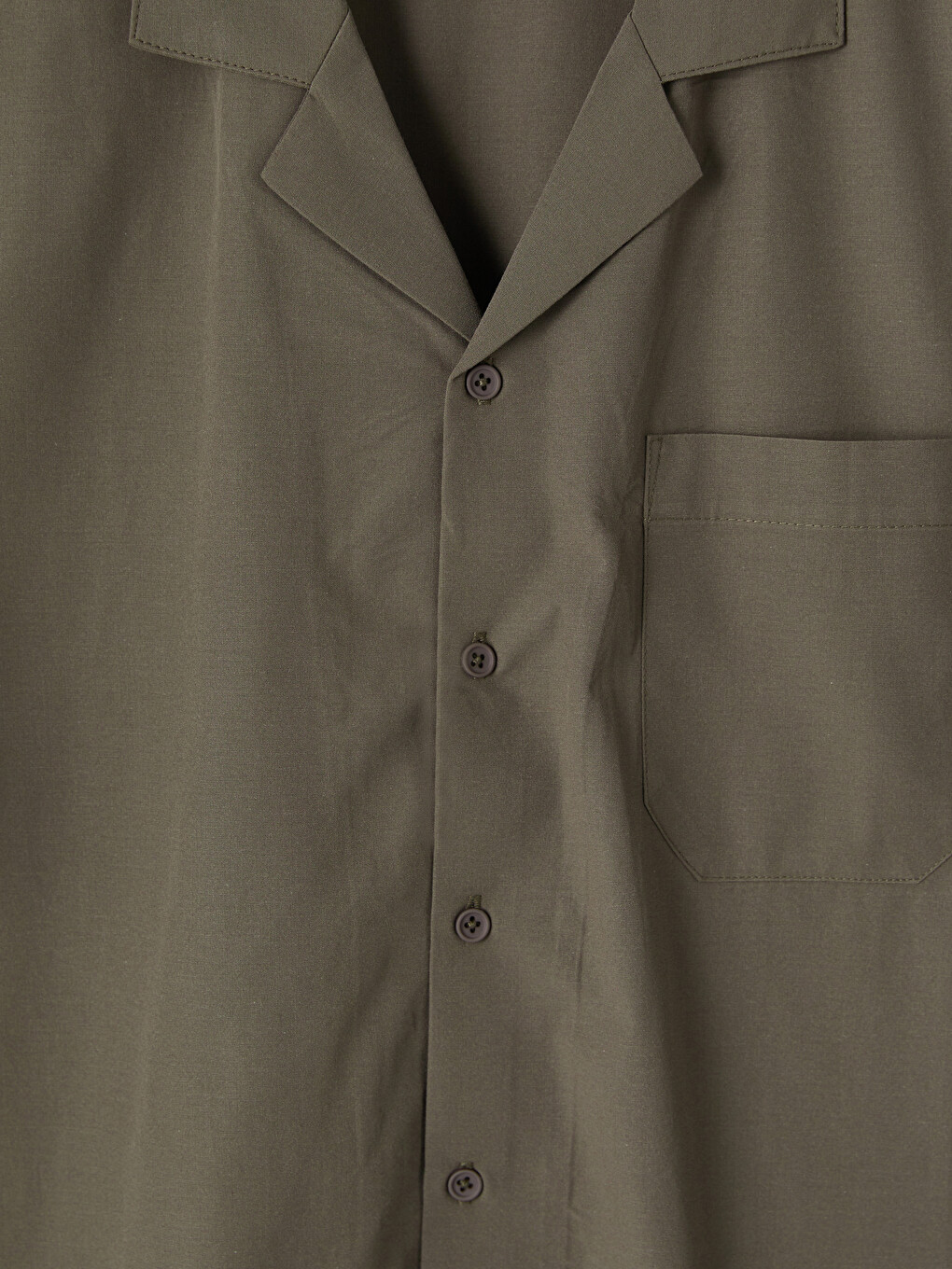 Regular Fit Resort Collar Men's Shirt-5