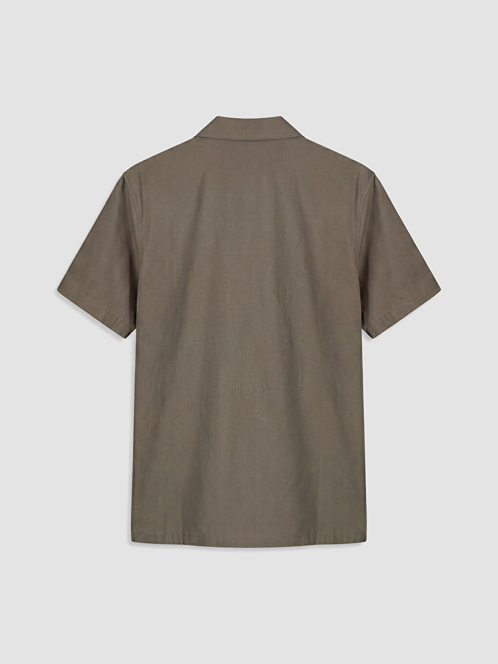 Regular Fit Resort Collar Men's Shirt-6