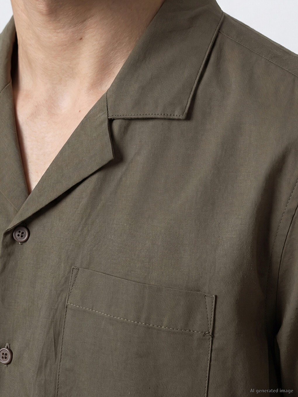 Regular Fit Resort Collar Men's Shirt-2