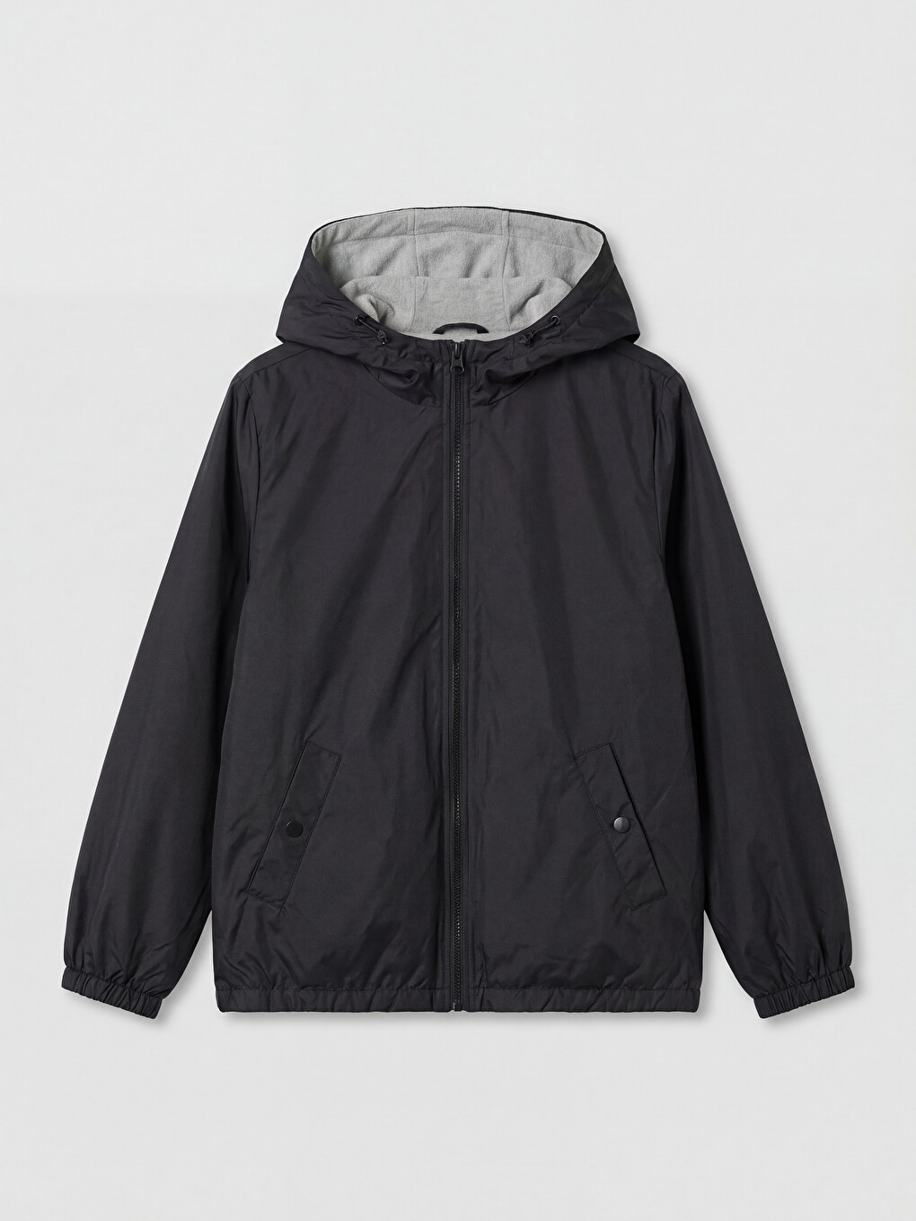 Hooded Women's Reversible Raincoat-5