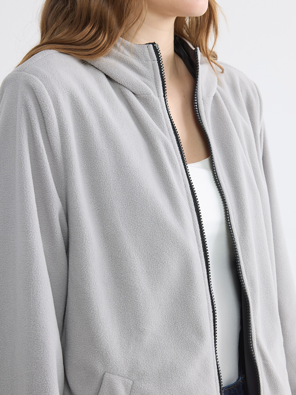 Hooded Women's Reversible Raincoat-3