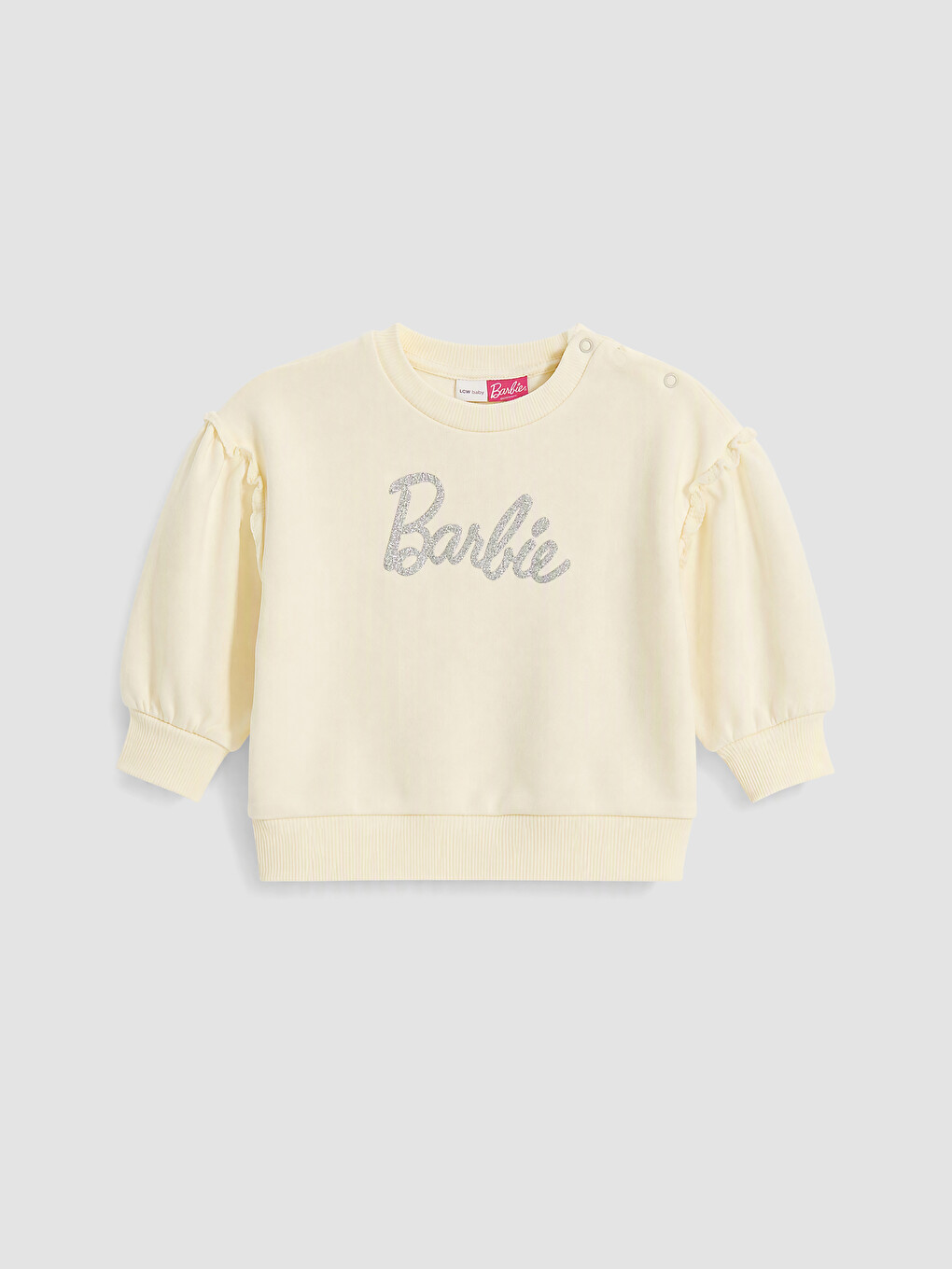 Bej Barbie Lisanslı Kız Bebek Takım-1
