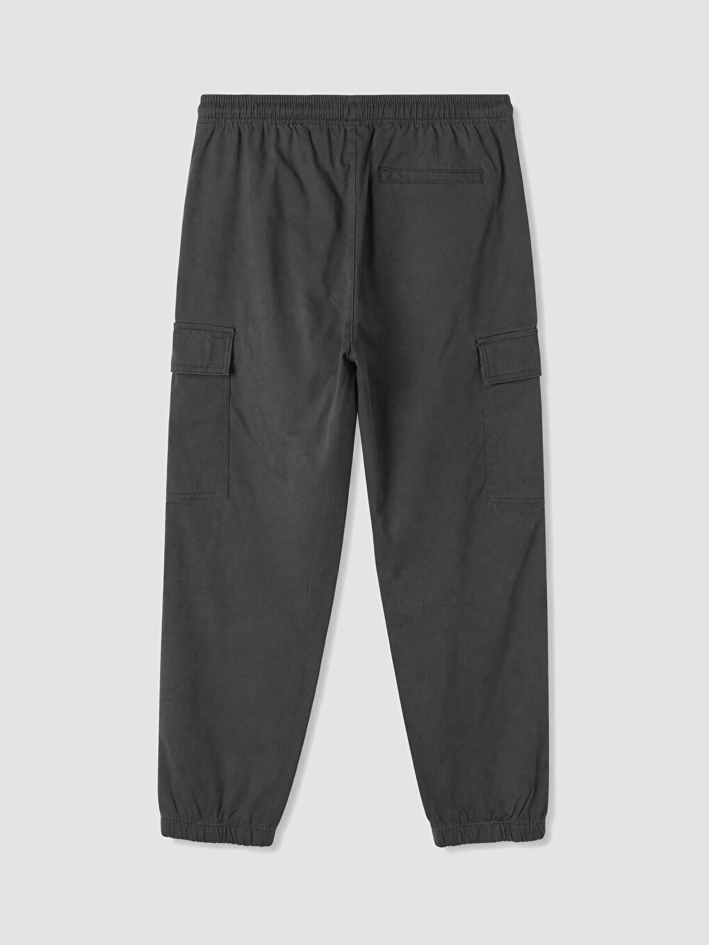 Regular Fit Gabardine Men's Cargo Trousers-6