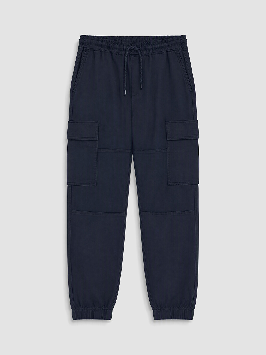 Lacivert Regular Fit Gabardin Erkek Kargo Pantolon