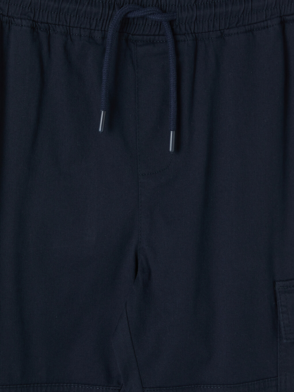 Lacivert Regular Fit Gabardin Erkek Kargo Pantolon-1