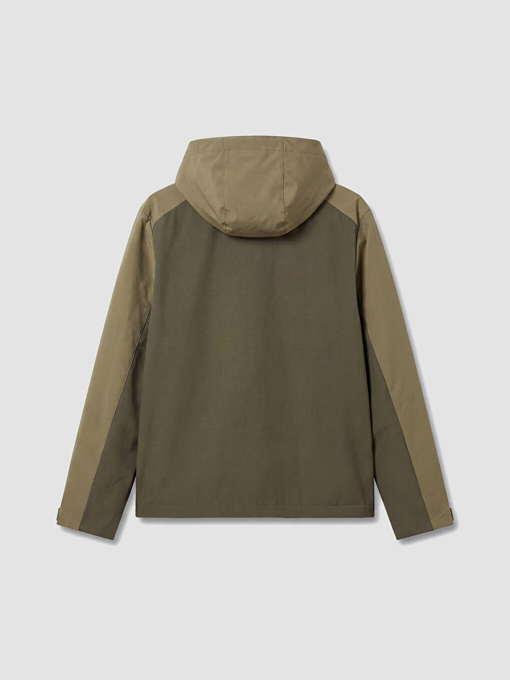Man Green Raincoat-6