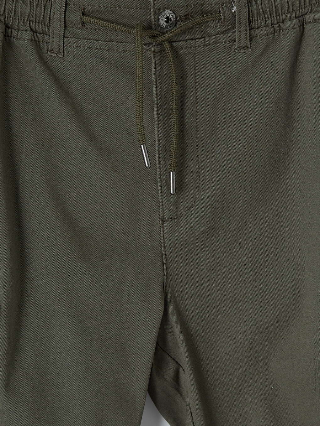 Regular Fit Gabardine Men's Cargo Trousers-5