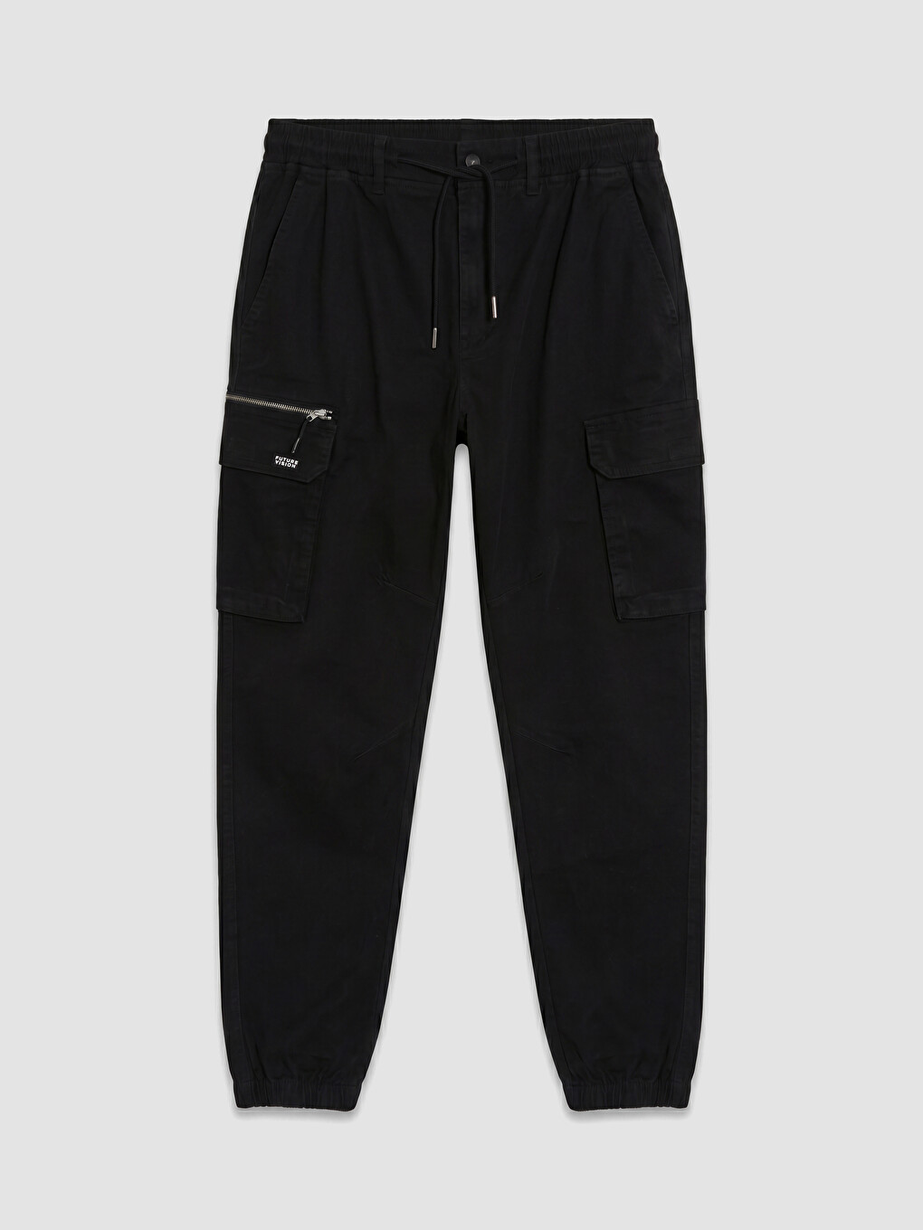 Regular Fit Gabardine Men's Cargo Trousers-4