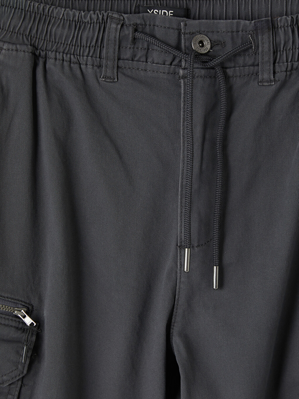 Regular Fit Gabardine Men's Cargo Trousers-6