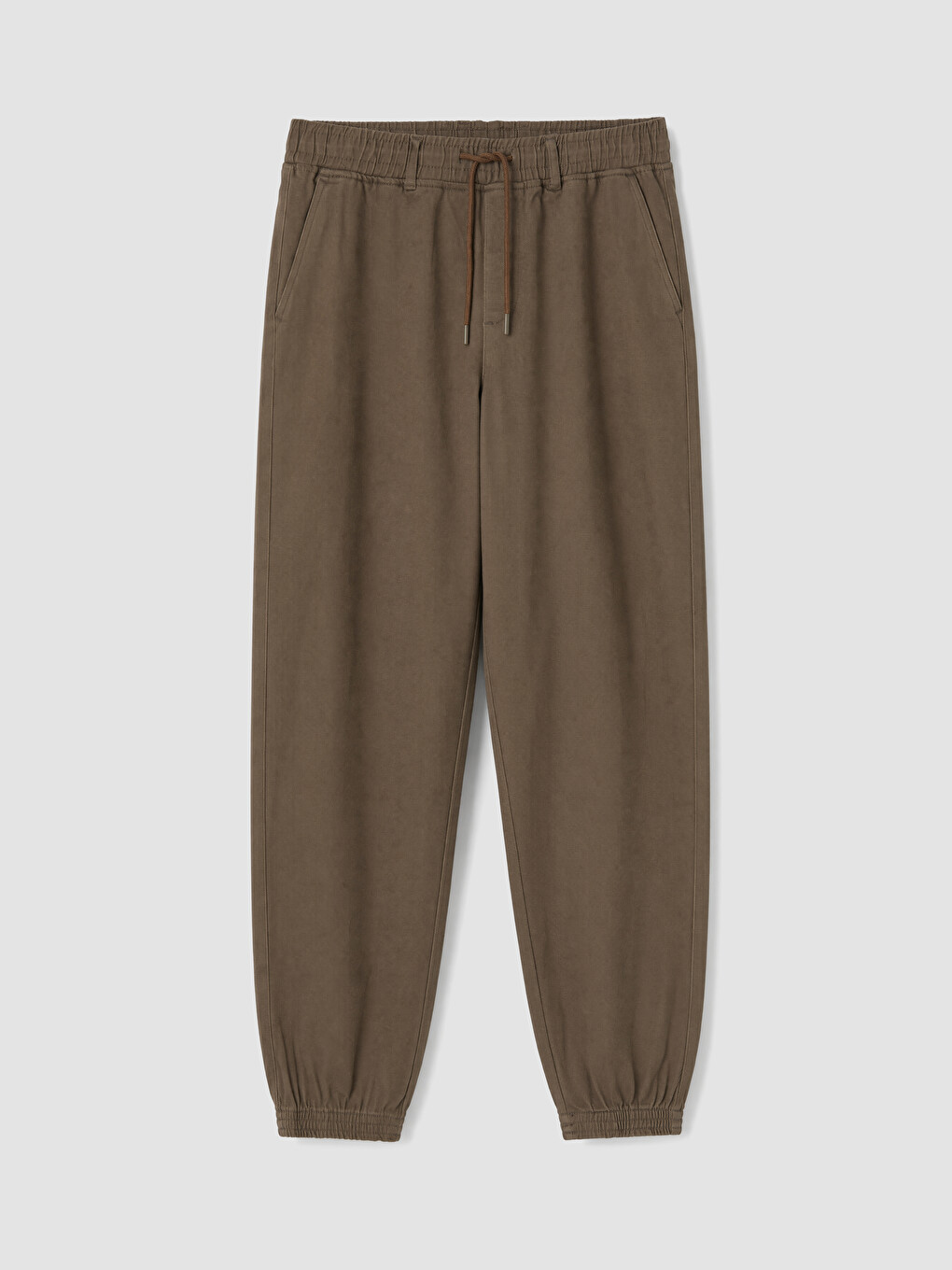 Regular Fit Gabardine Men's Jogger Trousers-4