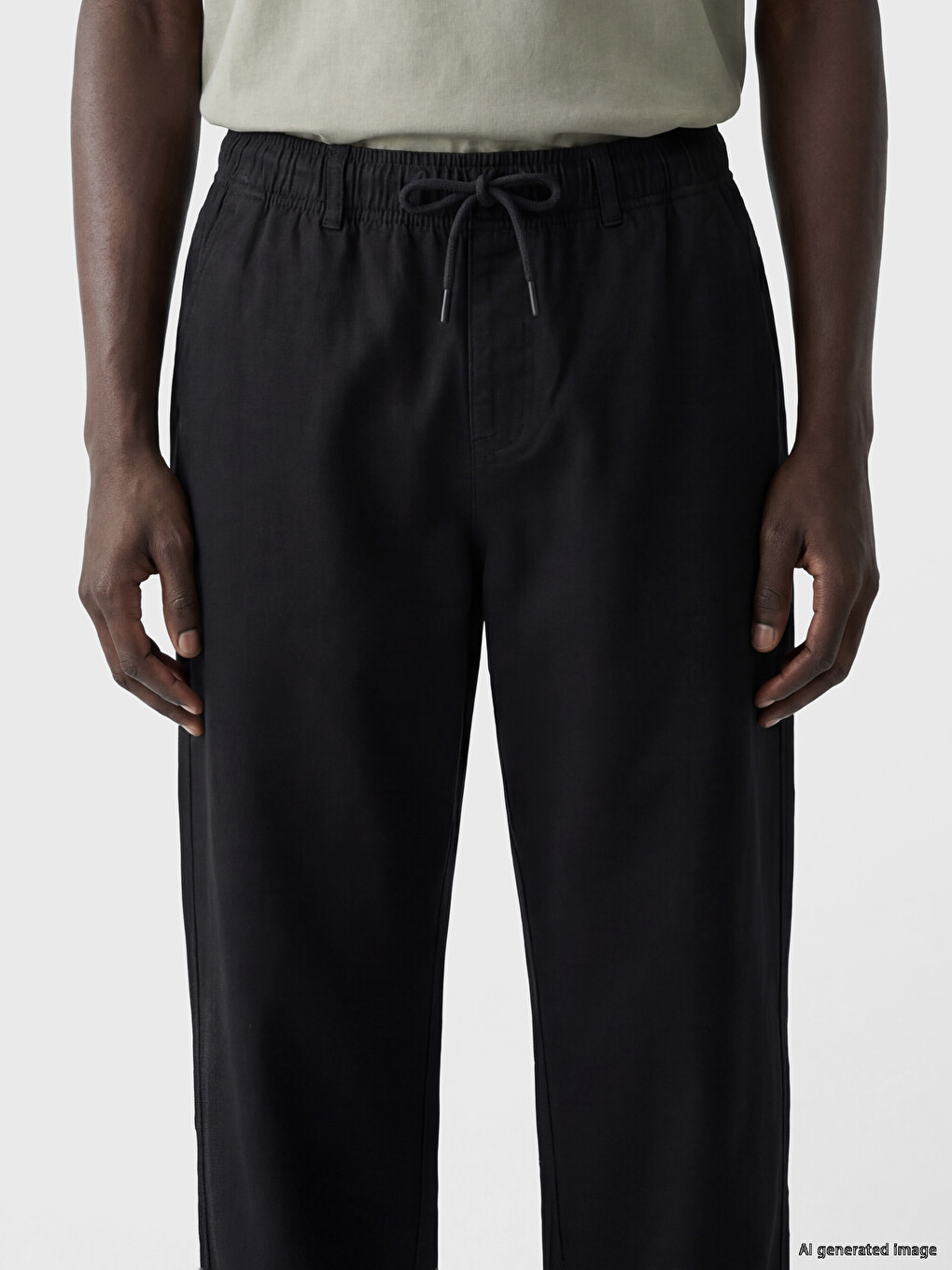 Regular Fit Gabardine Men's Jogger Trousers-2