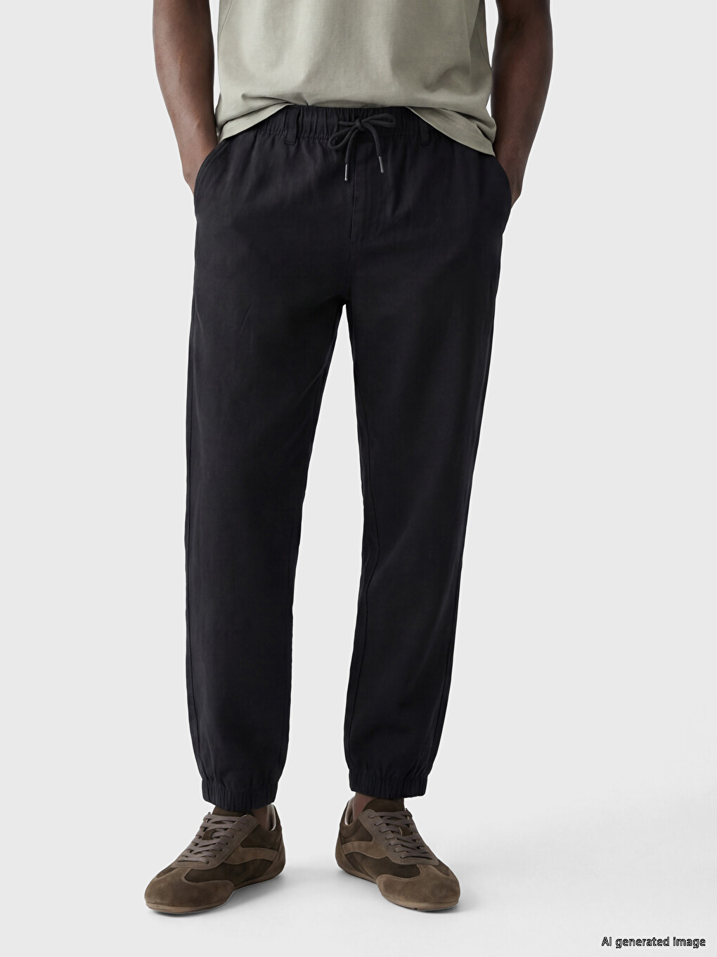 Regular Fit Gabardine Men's Trousers