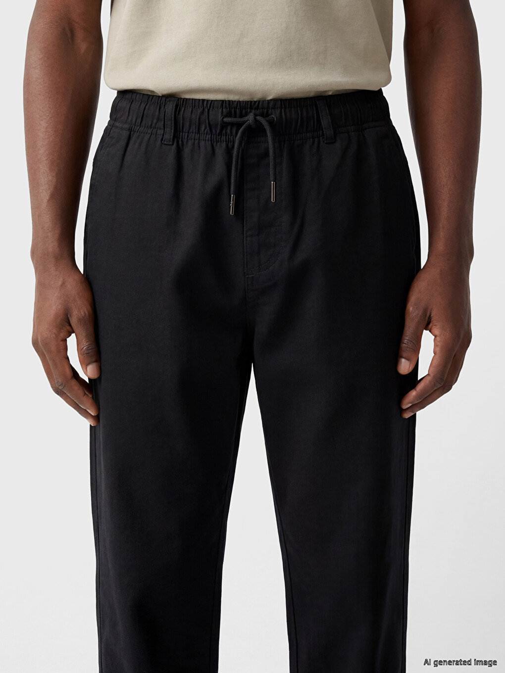 Regular Fit Gabardine Men's Trousers-2