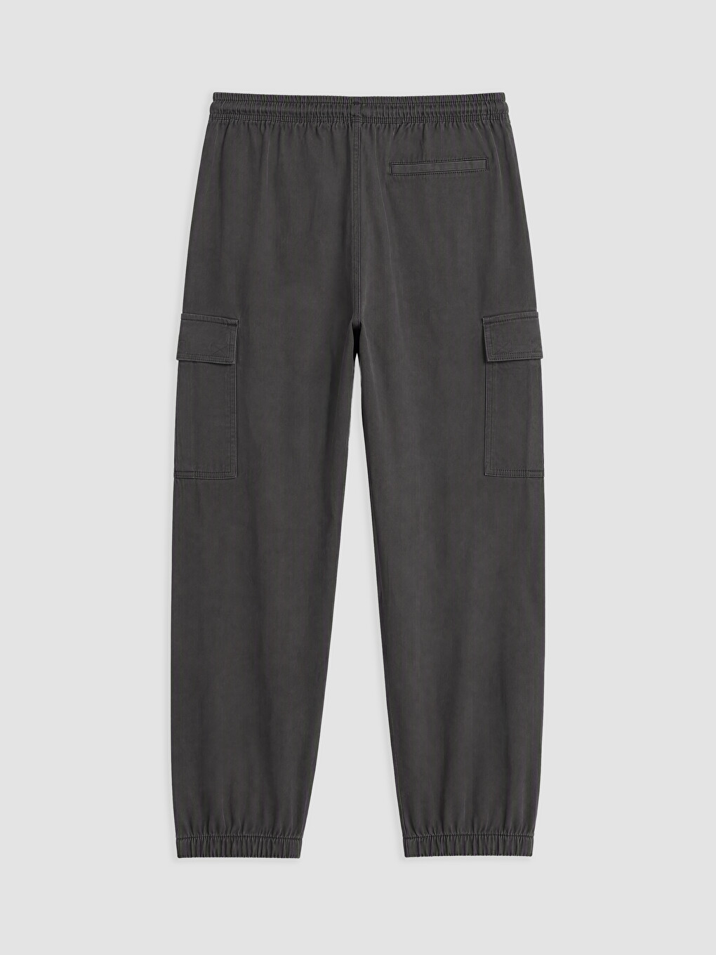 Antrasit Regular Fit Gabardin Erkek Kargo Pantolon-1
