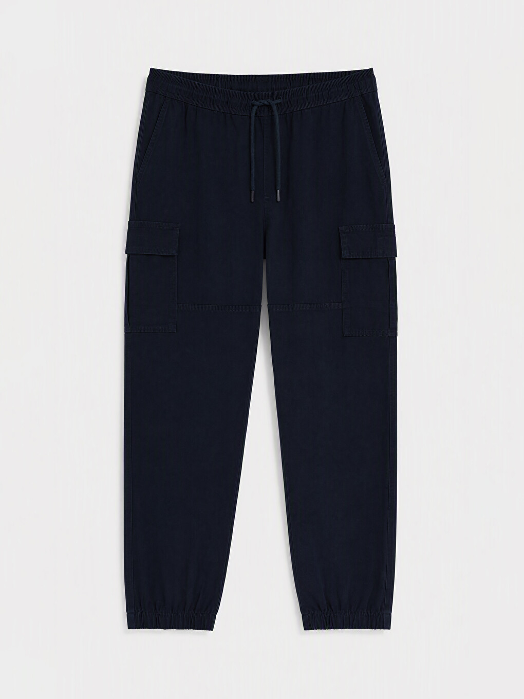 Lacivert Gabardin Erkek Kargo Pantolon-4