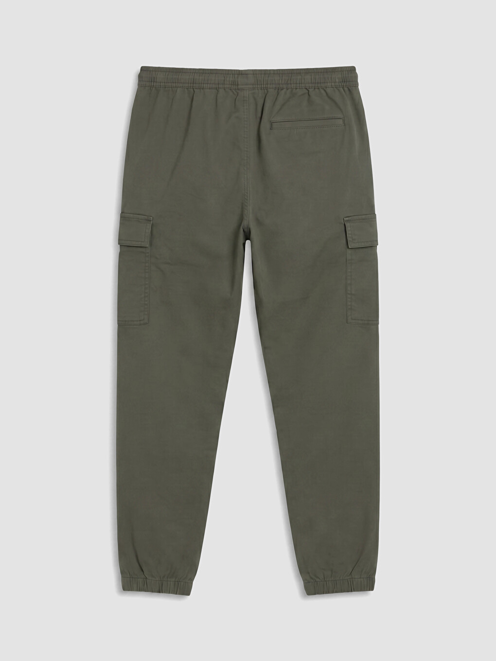 Man Khaki Jogger Trousers-6