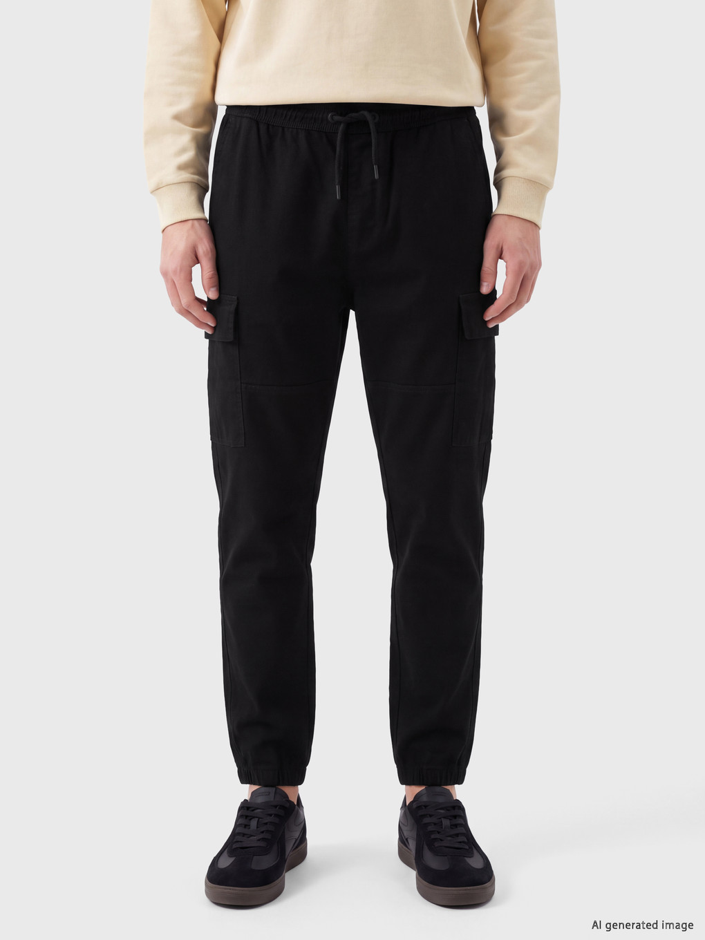Regular Fit Men's Jogger Trousers-1