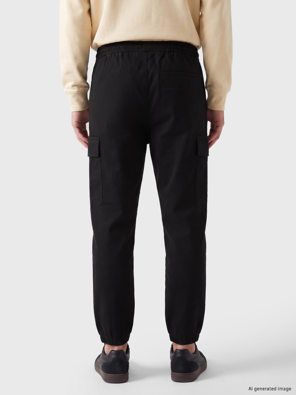 Regular Fit Men's Jogger Trousers-3