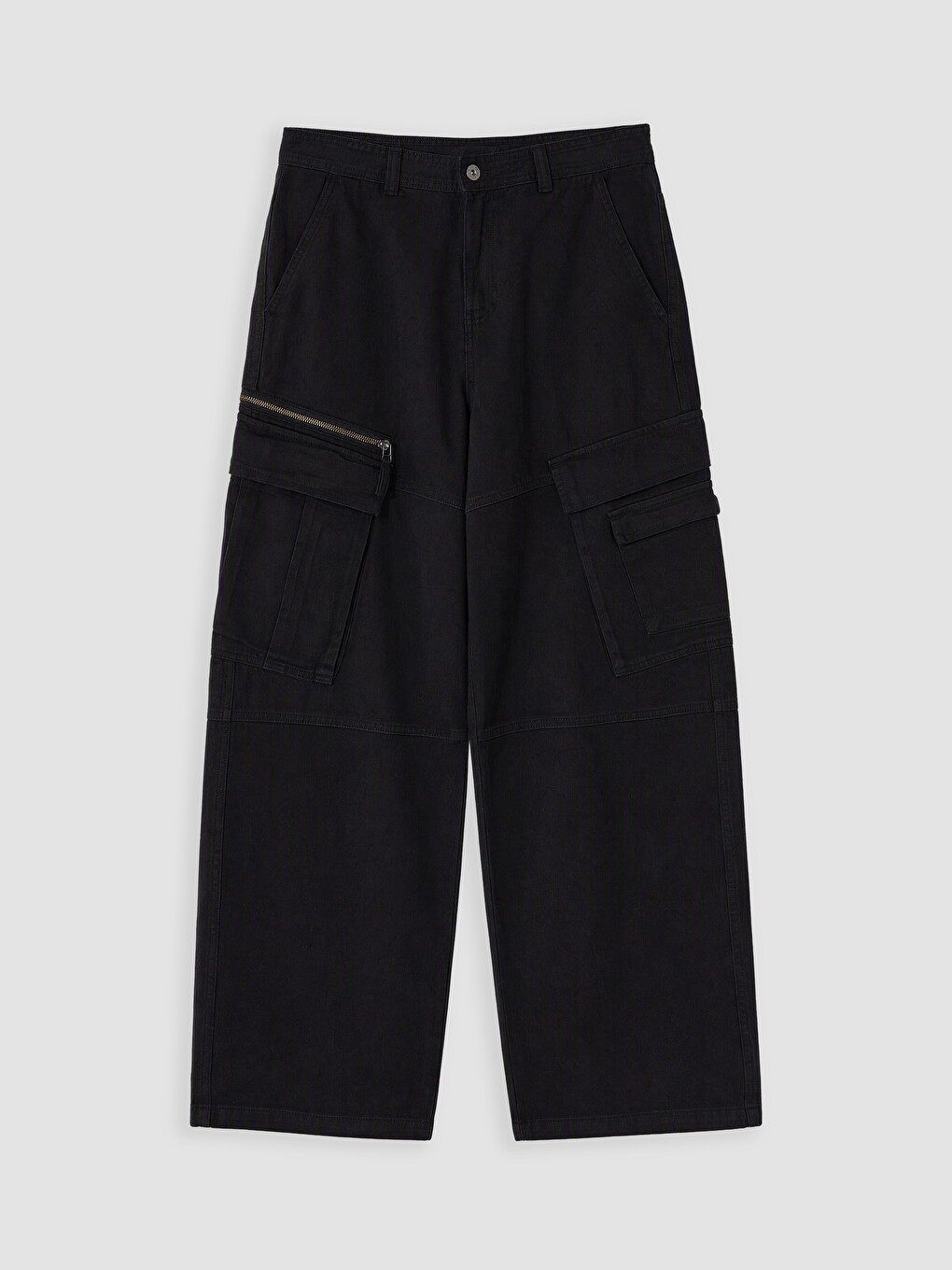 Gabardine Cargo Men's Trousers-4
