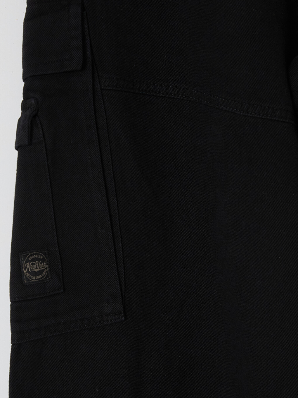 Gabardine Cargo Men's Trousers-5