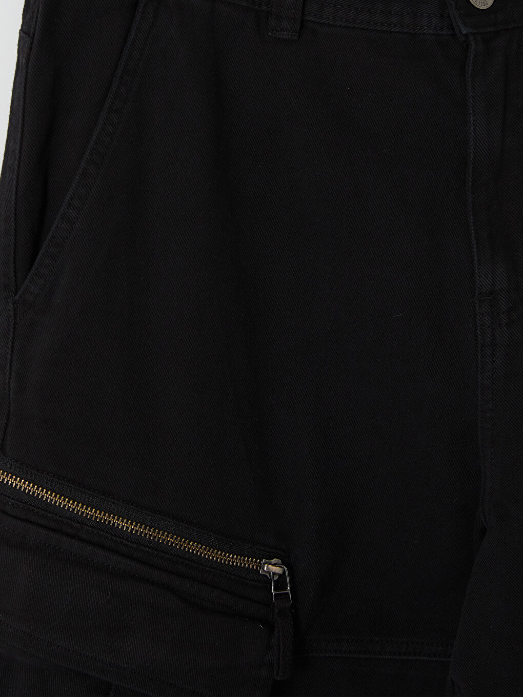 Gabardine Cargo Men's Trousers-7