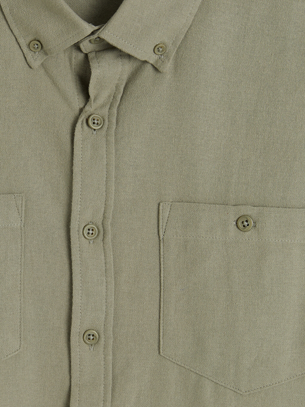 Regular Fit Gabardine Men's Shirt-5