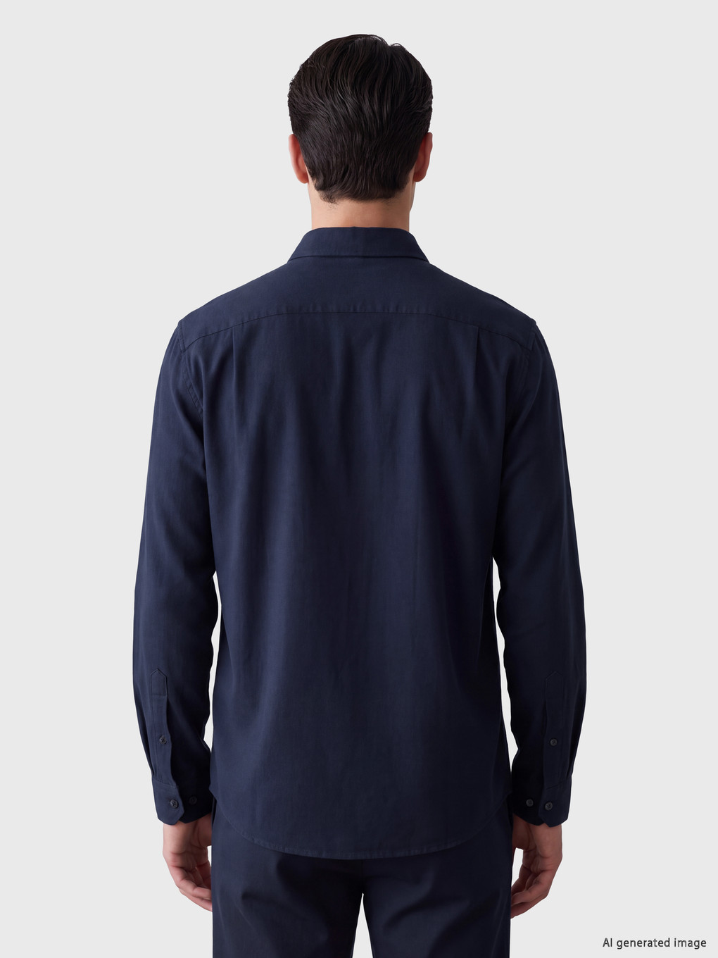 Rrgular Fit Gabardin Erkek Gömlek-3