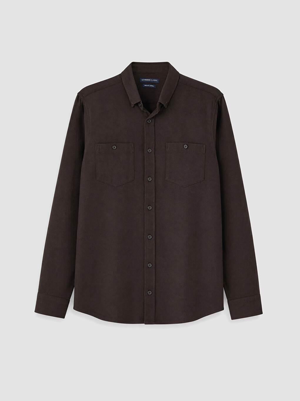 Man Brown Shirt-4