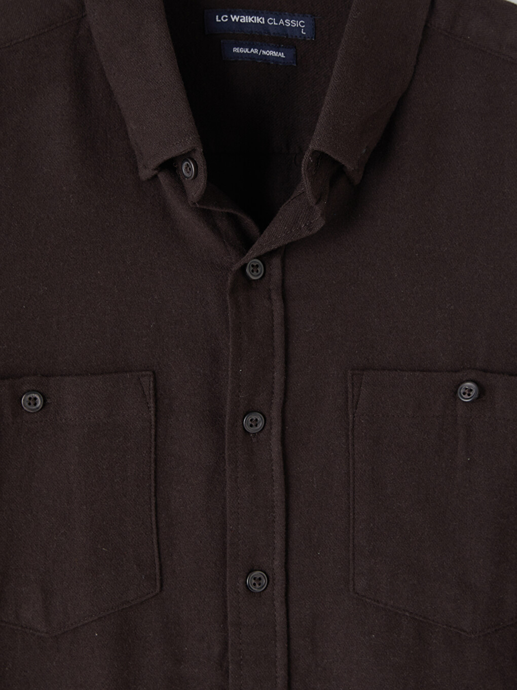 Man Brown Shirt-6
