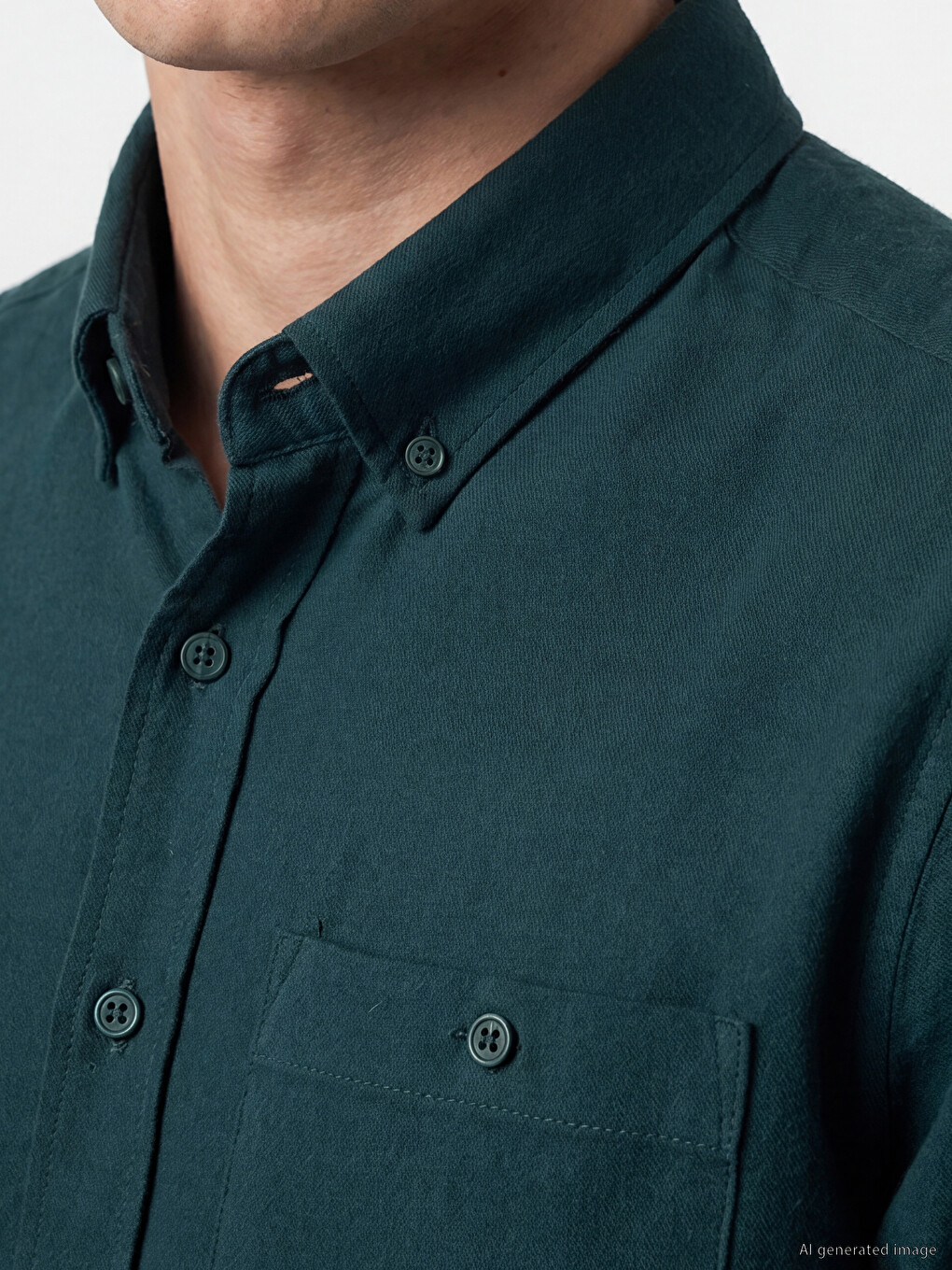 Man Green Shirt-2