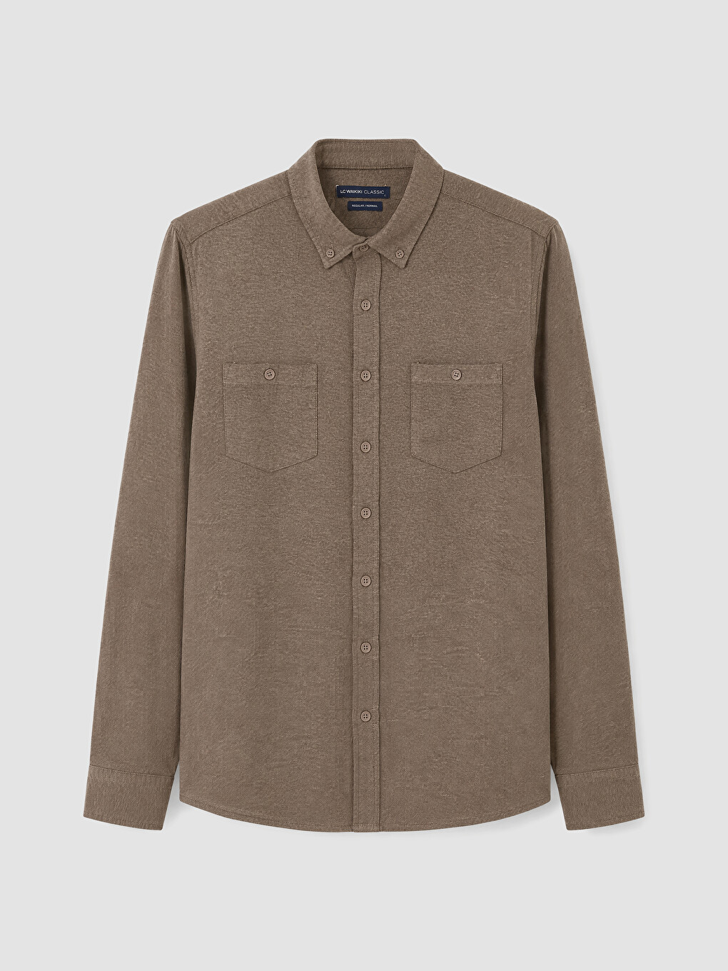 Man Brown Shirt-3