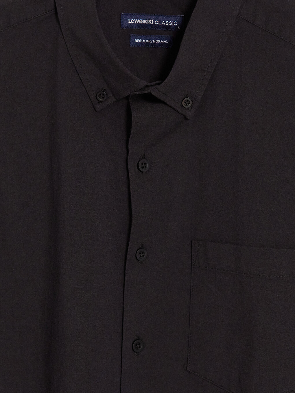 Standard Fit Poplin Men's Shirt-2