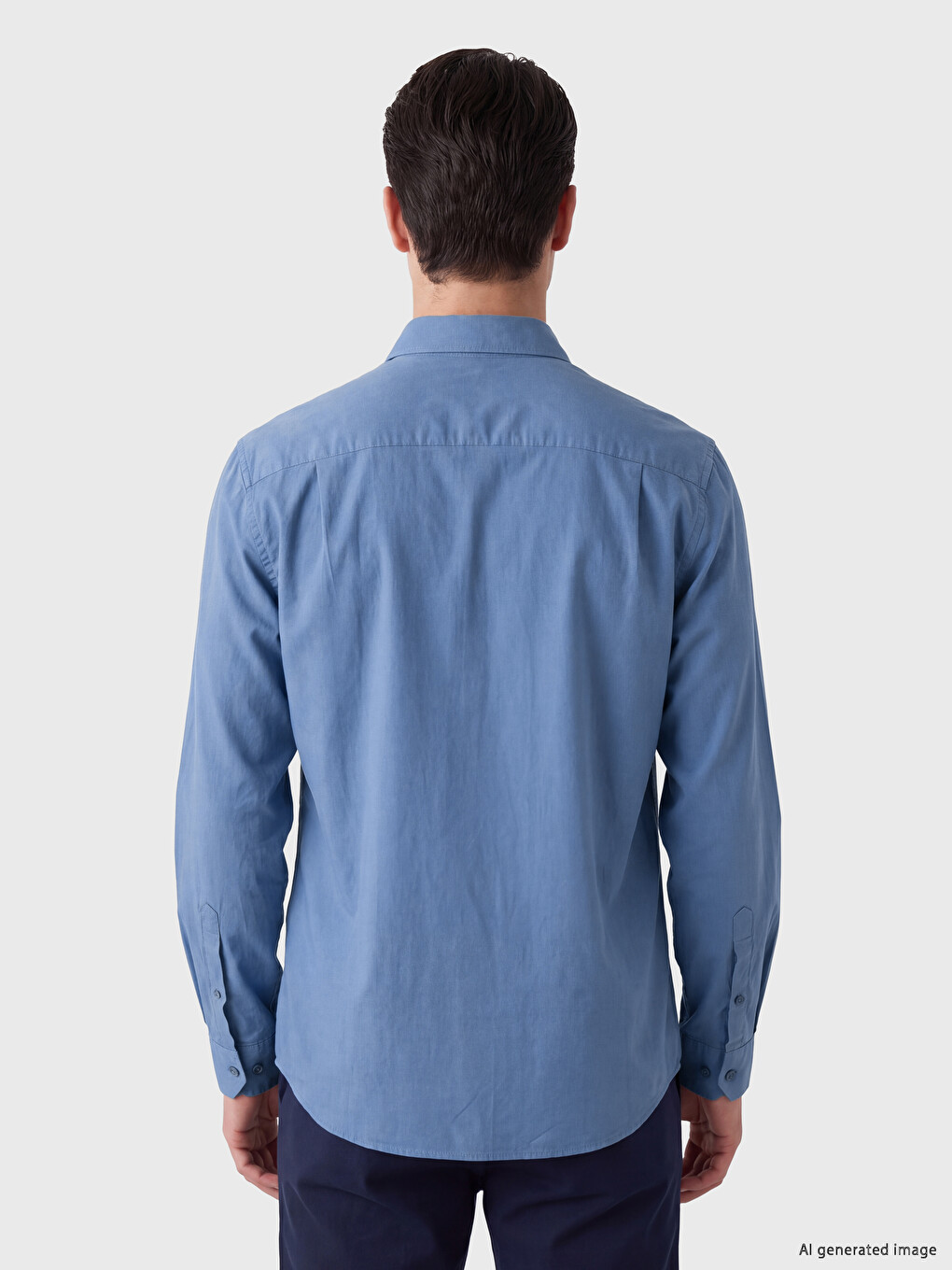 Mavi Regular Fit Poplin Erkek Gömlek-2